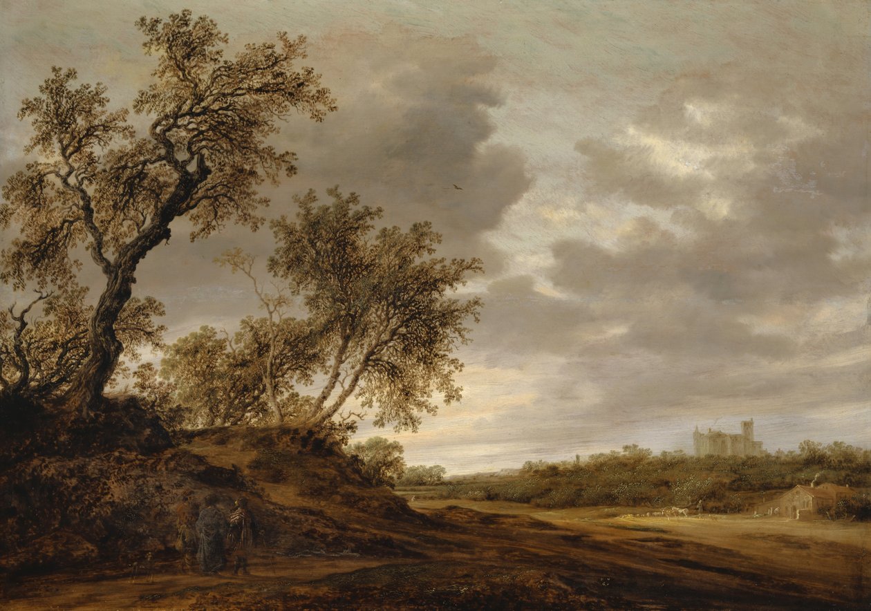 Auf dem Weg nach Emmaus, 1643 von Salomon van Ruisdael or Ruysdael