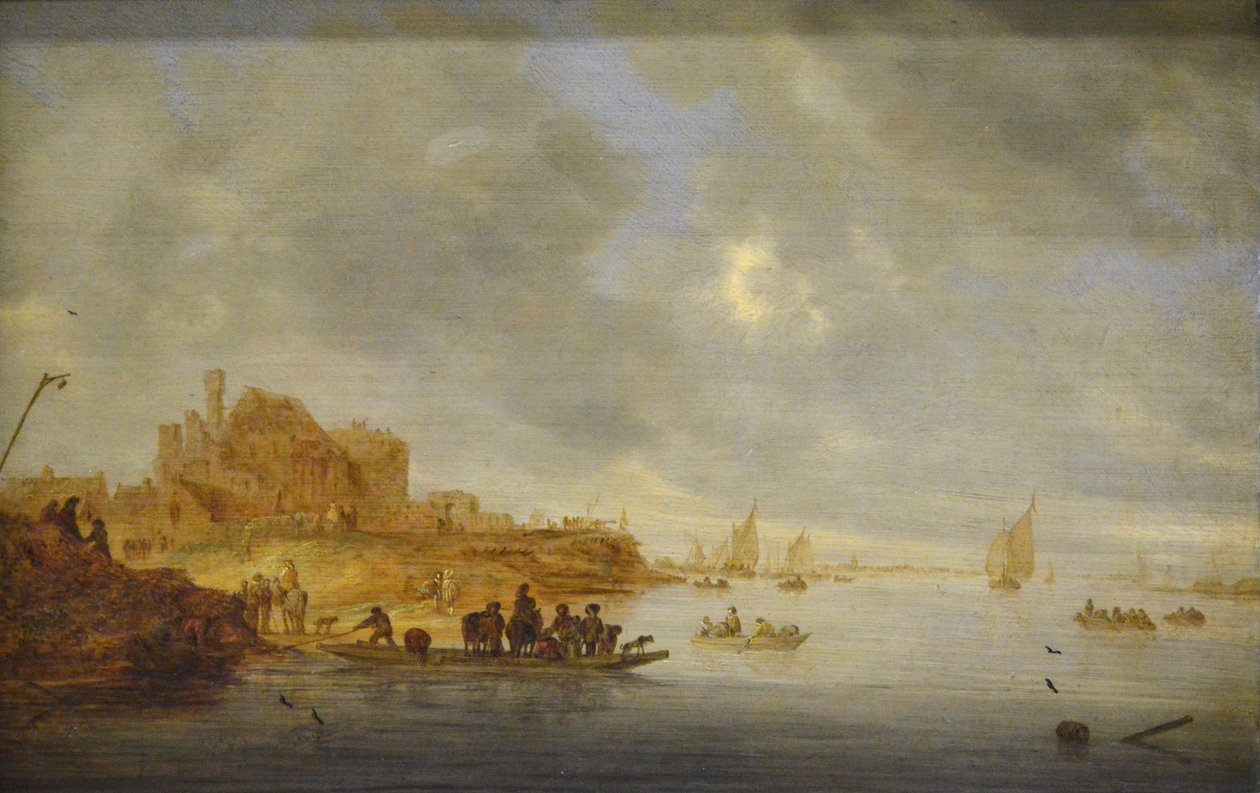 Die Fähre von Salomon van Ruisdael or Ruysdael