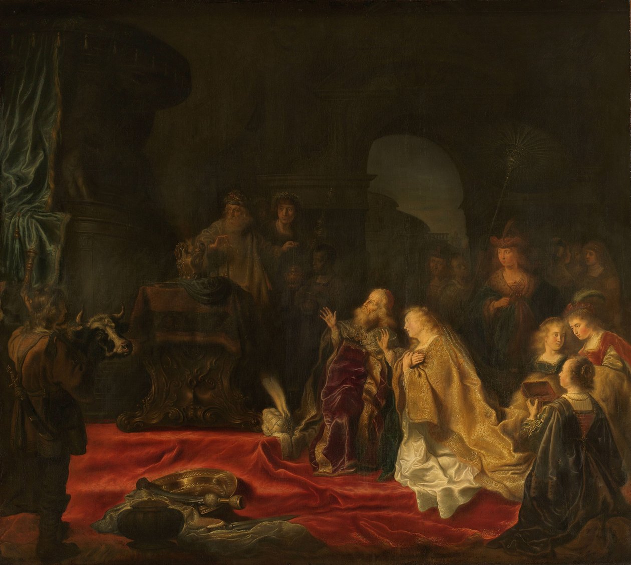 Der Götzendienst von König Salomo von Salomon Koninck