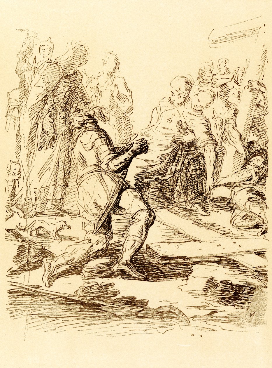 Auffindung des Kreuzes von Salvator Rosa