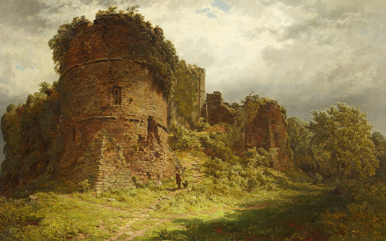 Goodrich Castle, 1875-82 von Samuel Baker