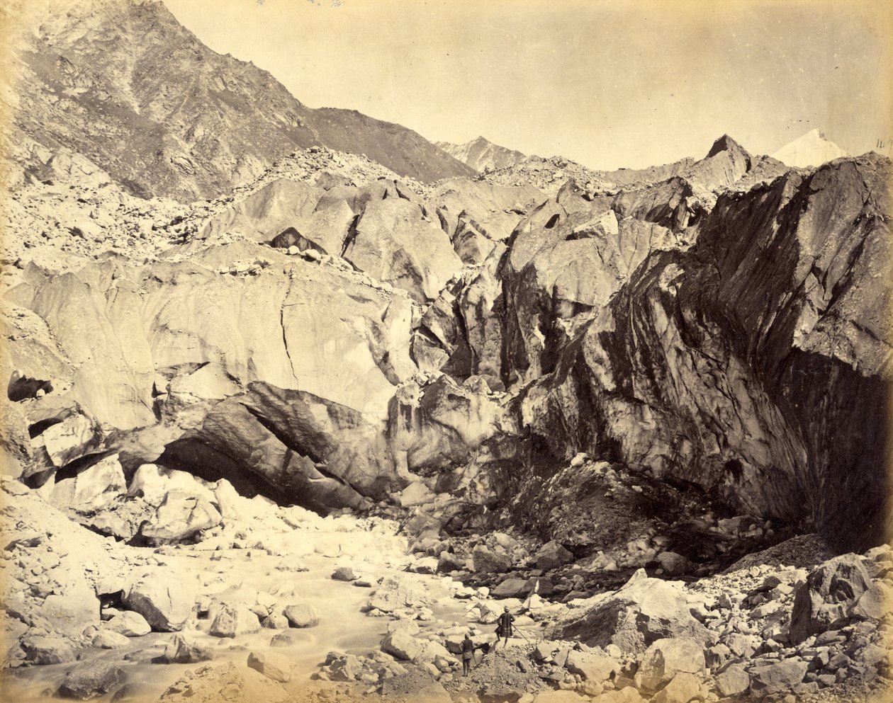 Quelle des Ganges, Indien von Samuel Bourne