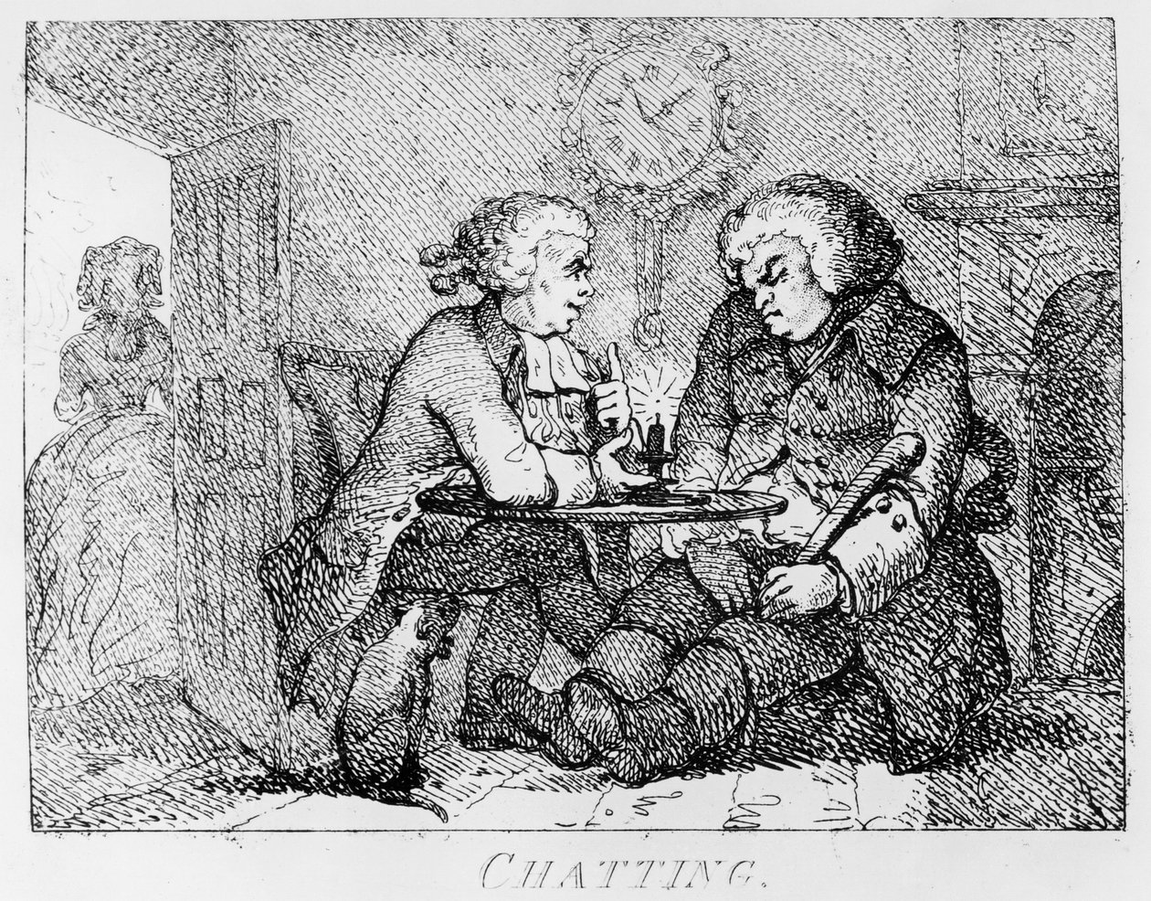 Plaudern, Illustration aus 