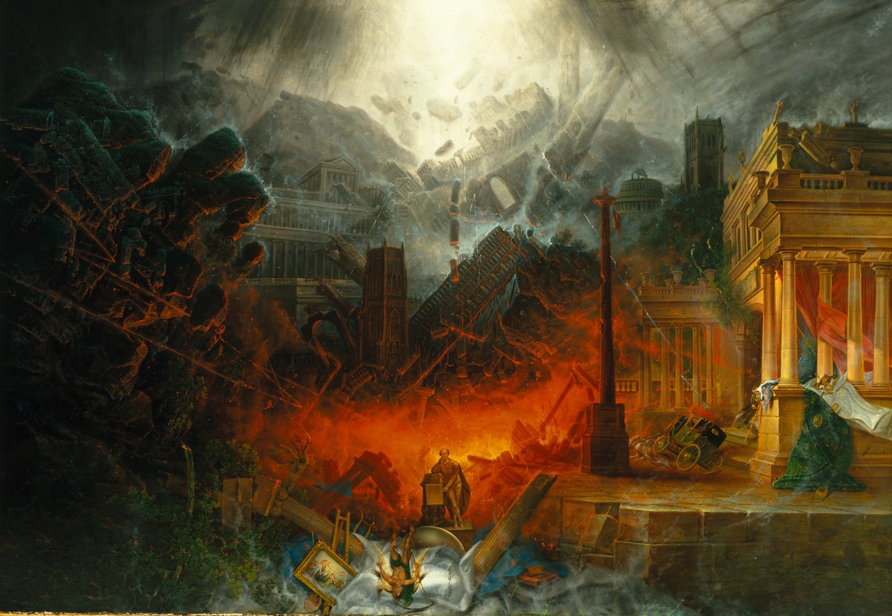Am Rande des Untergangs, 1836-38 von Samuel Colman