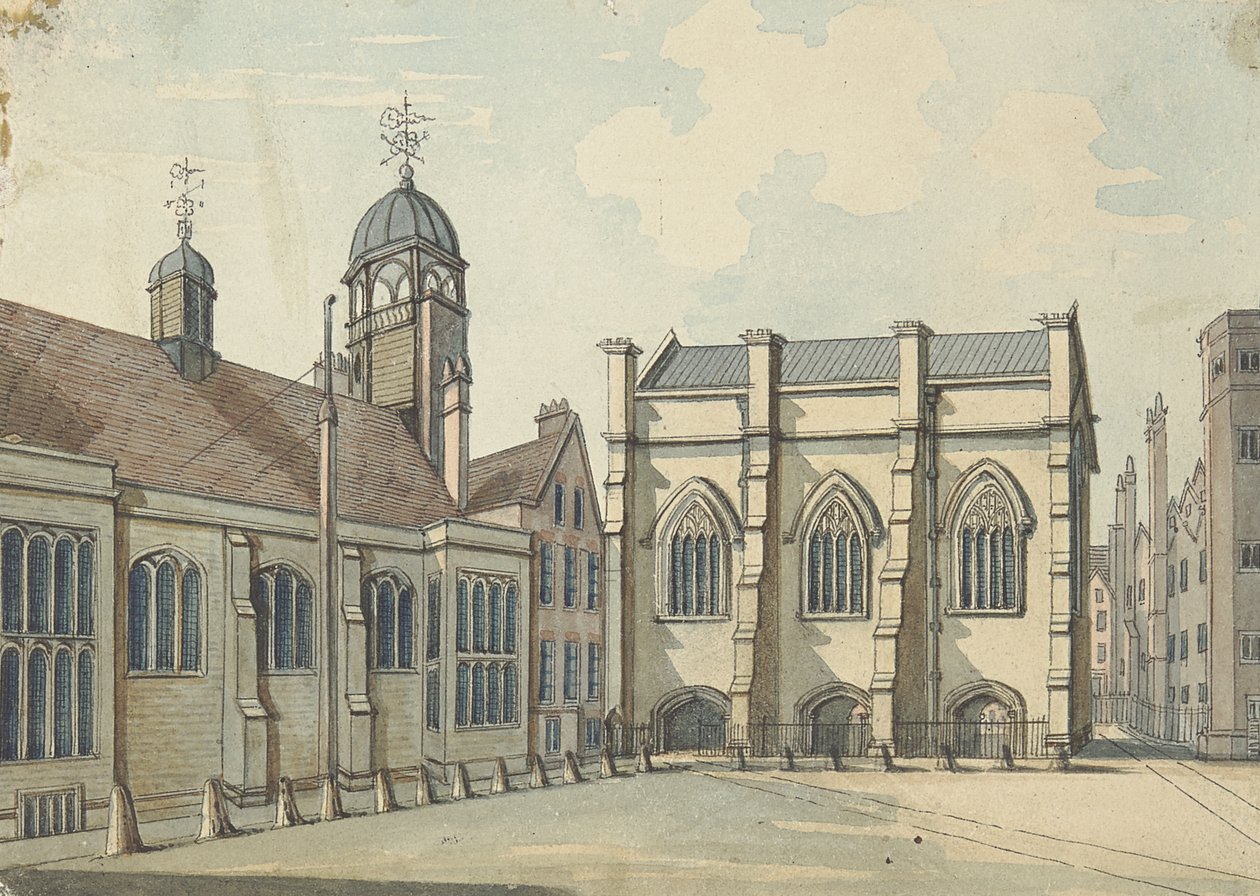 Lincolns Inn Hall und Kapelle von Samuel Ireland