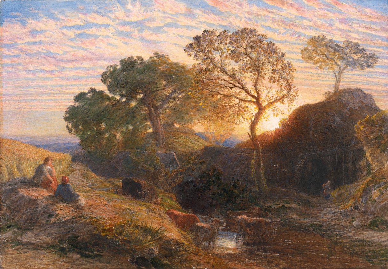 Sonnenuntergang von Samuel Palmer
