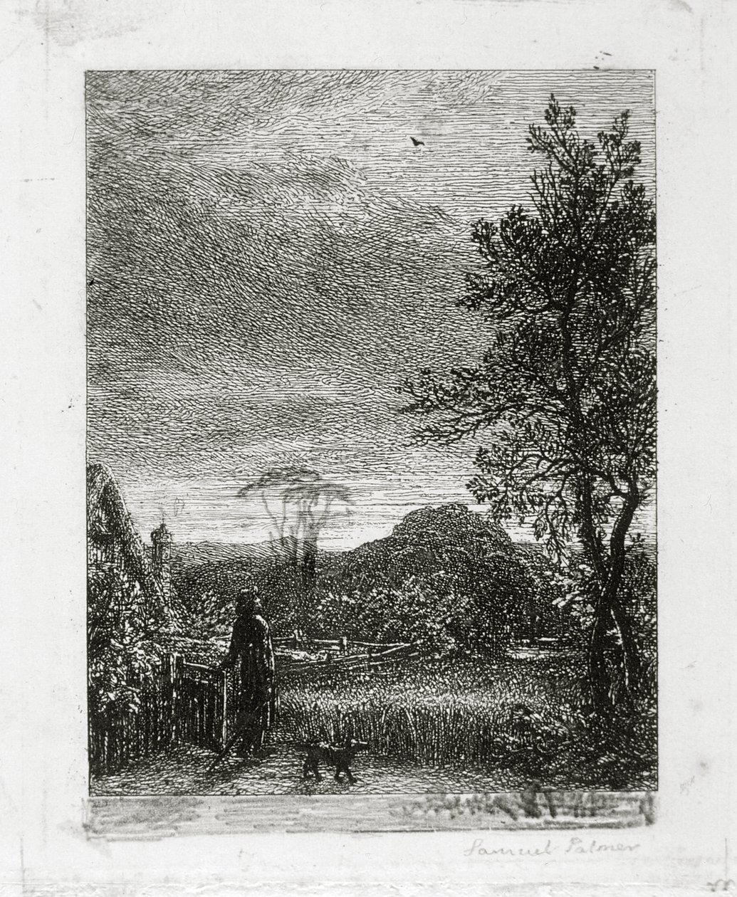 Die Feldlerche von Samuel Palmer