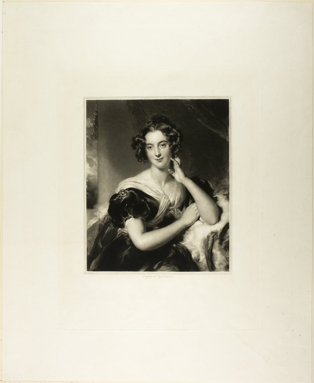 Miss Julia MacDonald von Samuel Cousins