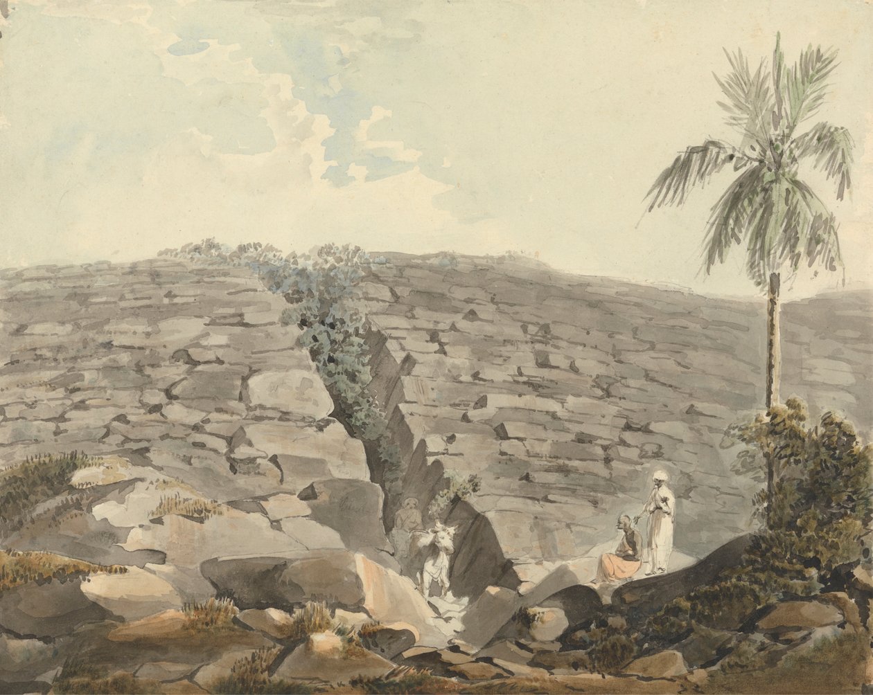 Spalte in einer Felsformation von Samuel Davis