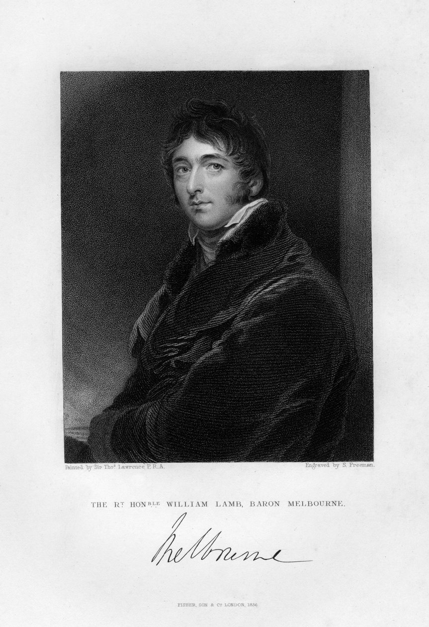 William Lamb 1779-1848, 2. Viscount Melbourne, 1836 von Samuel Freeman