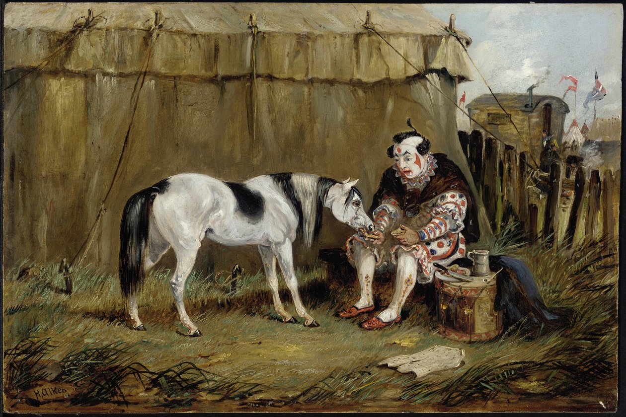 Zirkus, Pony und Clown von Samuel Henry Alken