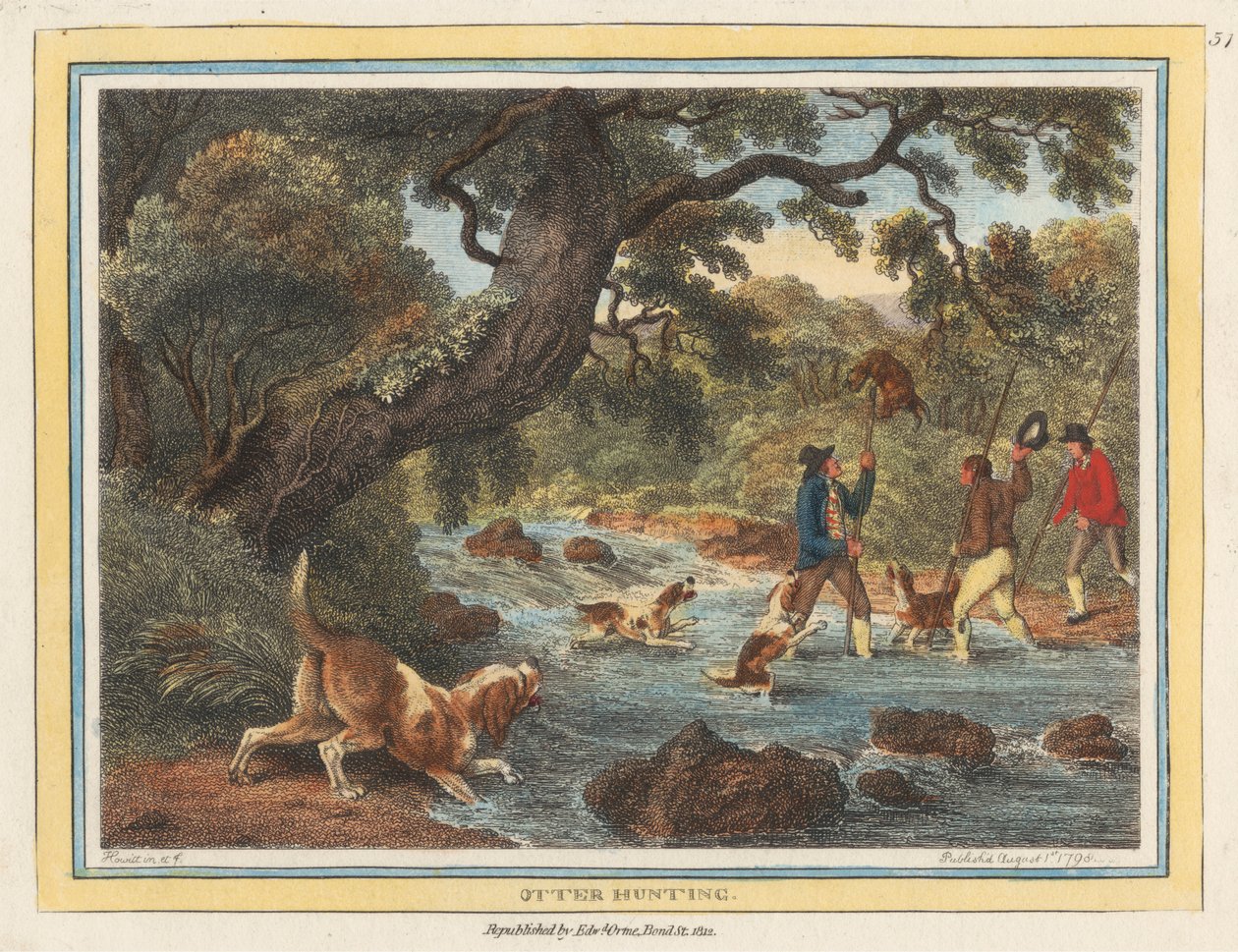 Otterjagd von Samuel Howitt