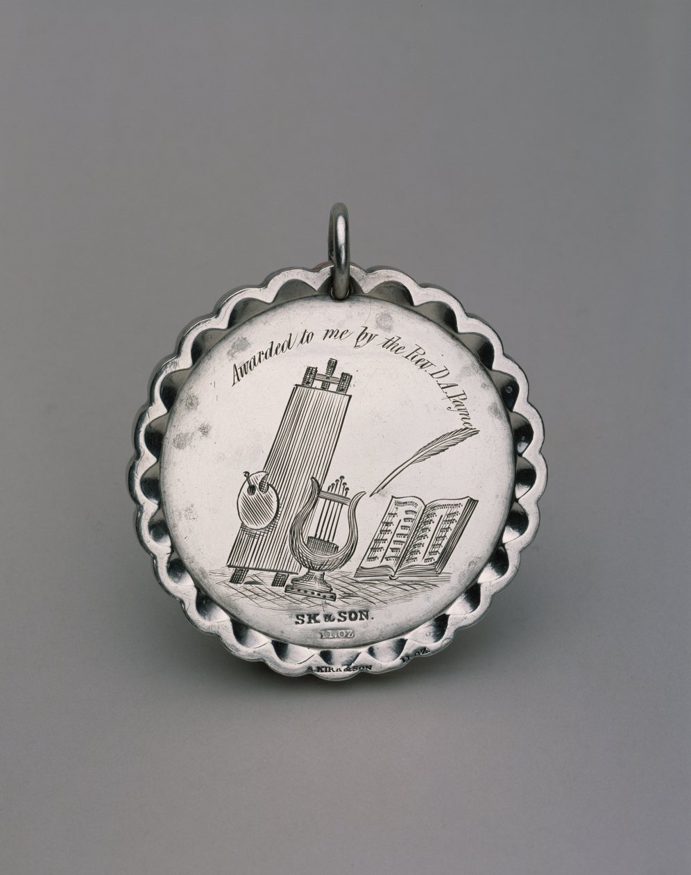 Stickmedaille, ca. 1850 von Samuel Kirk