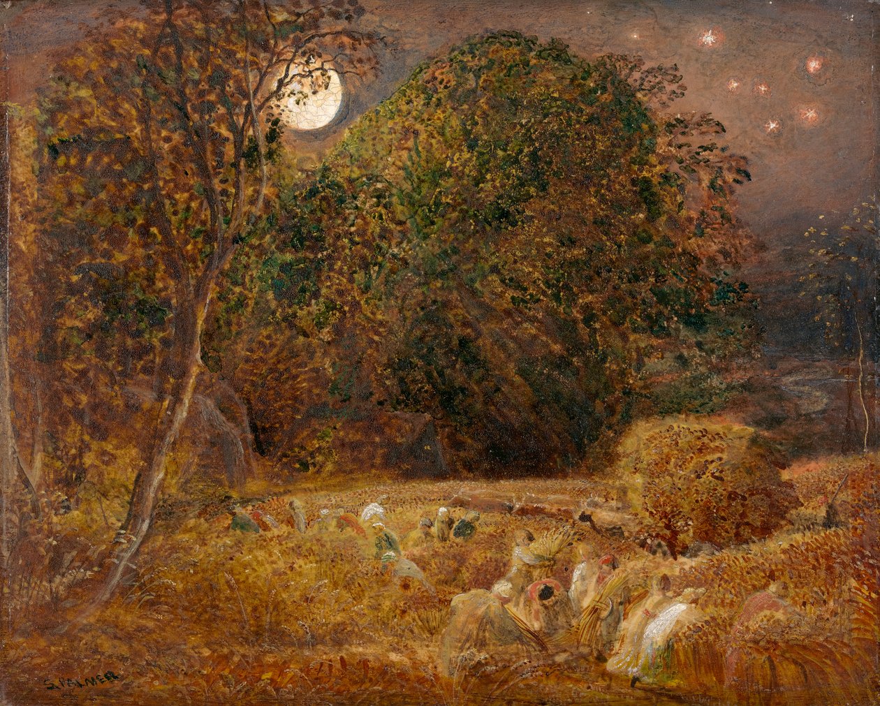 Der Erntemond von Samuel Palmer
