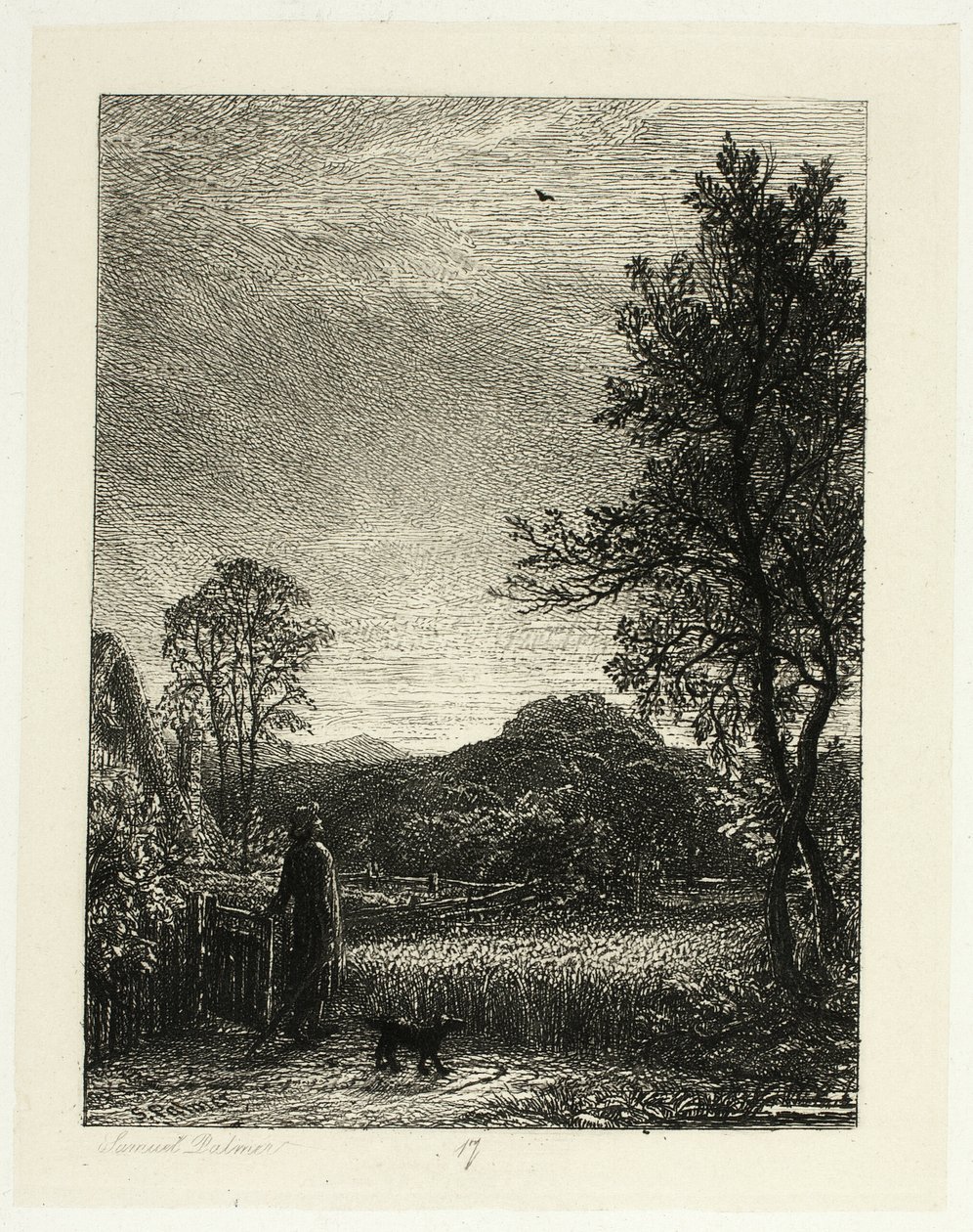 Die Feldlerche von Samuel Palmer