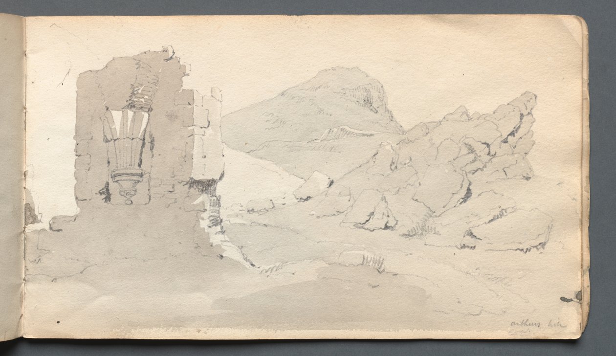 Skizzenbuch: Ruine, 1814 von Samuel Prout