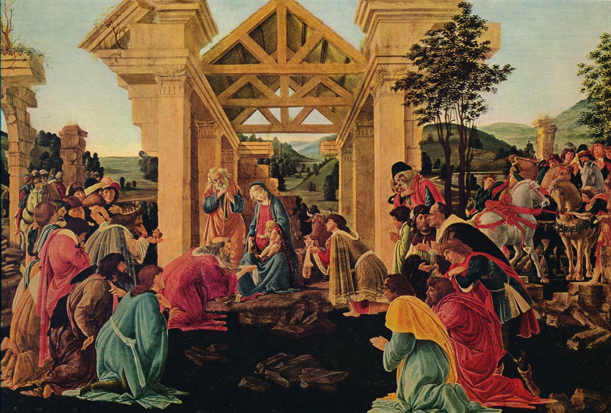 Die Anbetung der Könige, ca. 1475-1476 von Sandro Botticelli