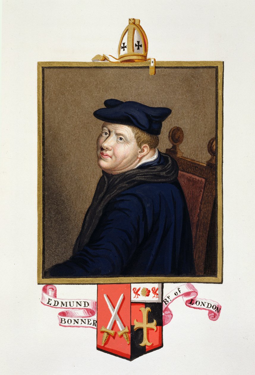 Porträt von Edmund Bonner (ca. 1500-69) Bischof von London aus 