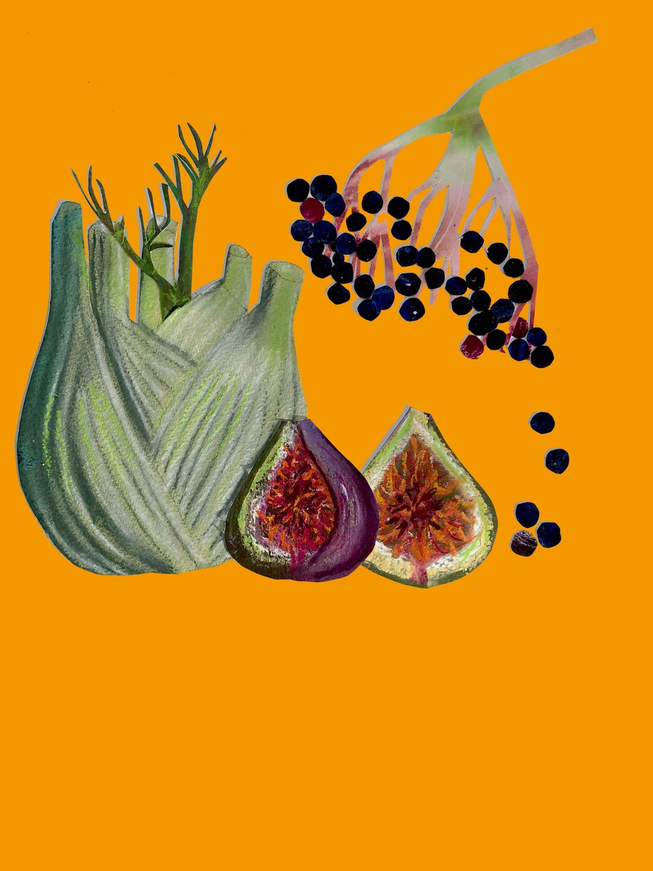 Obst & Gemüse Ausschnitt von Sarah Thompson Engels