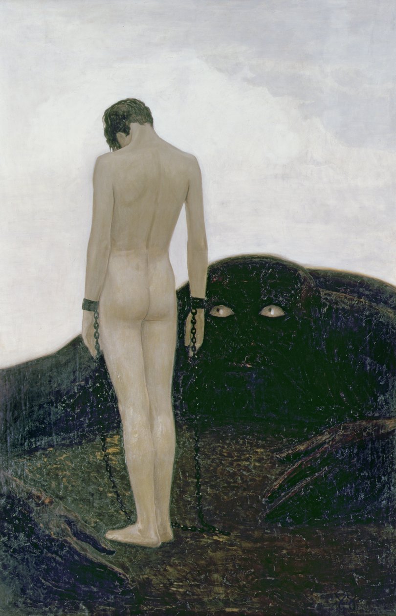 Emotion der Abhängigkeit, ca. 1893 von Sascha Schneider