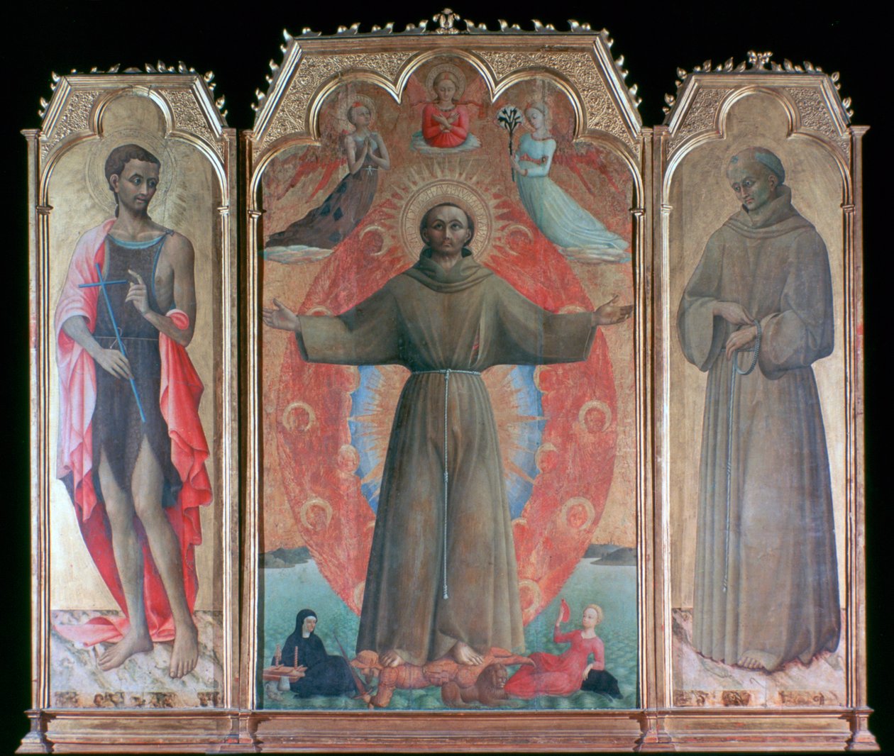 Die Ekstase des Heiligen Franziskus, 1437-1444 von Sassetta