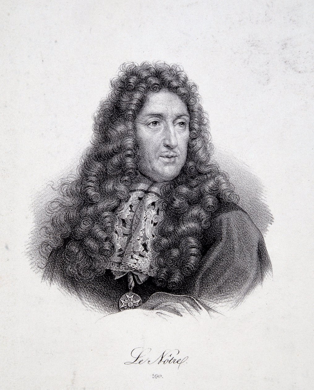 Porträt von Andre Le Notre von School French