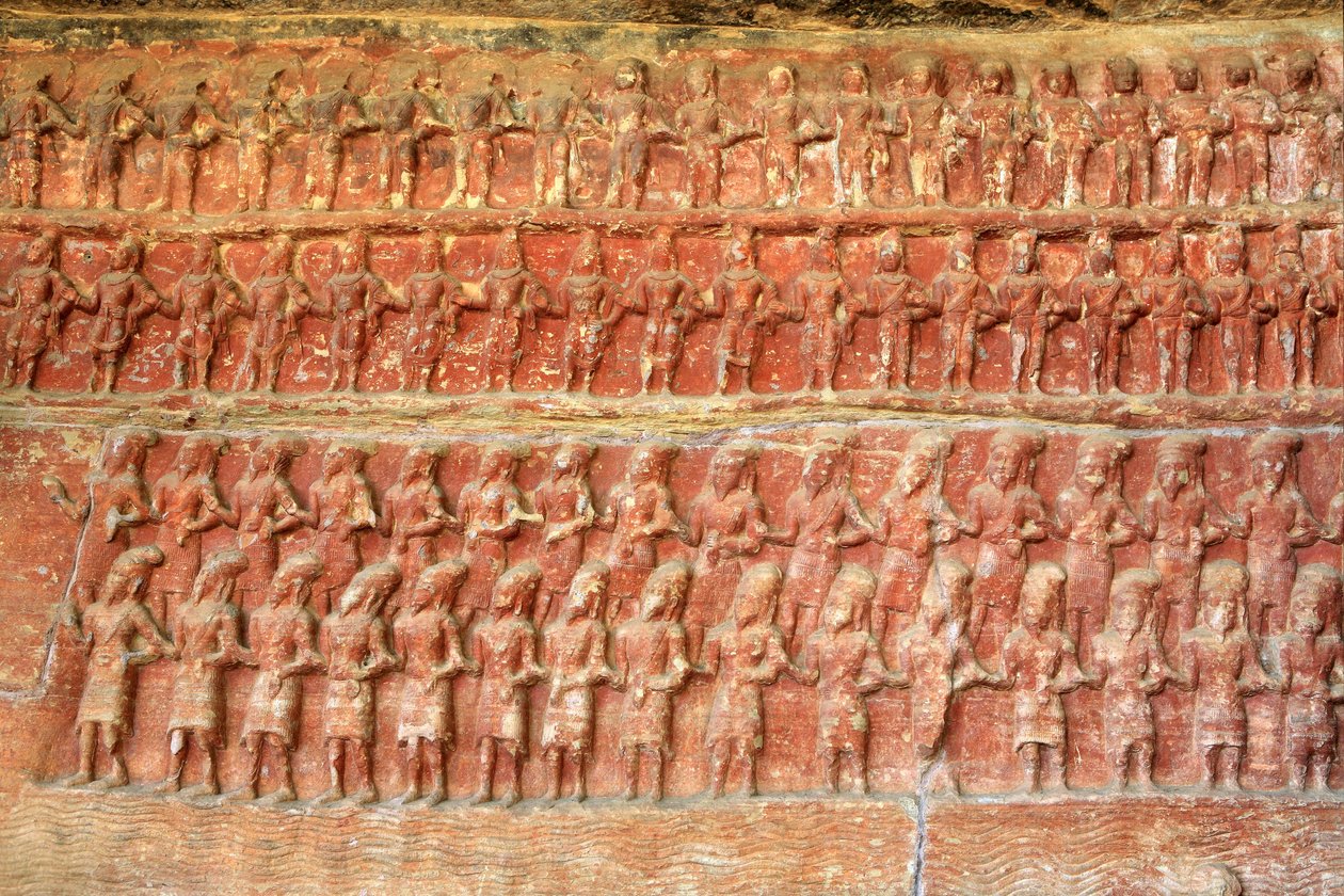 Detail, Vishnu als Varaha-Avatar von School Indian