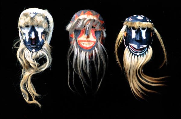 Drei Masken von School Mexican