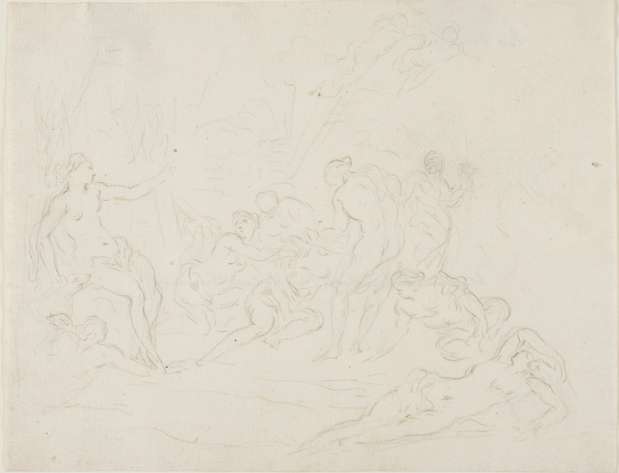 Diana und Kallisto von School of Nicolas Poussin