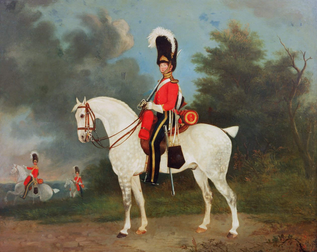 Sergeant Wallace, Royal Scots Greys (Second Dragoons) 1832 von Scottish School