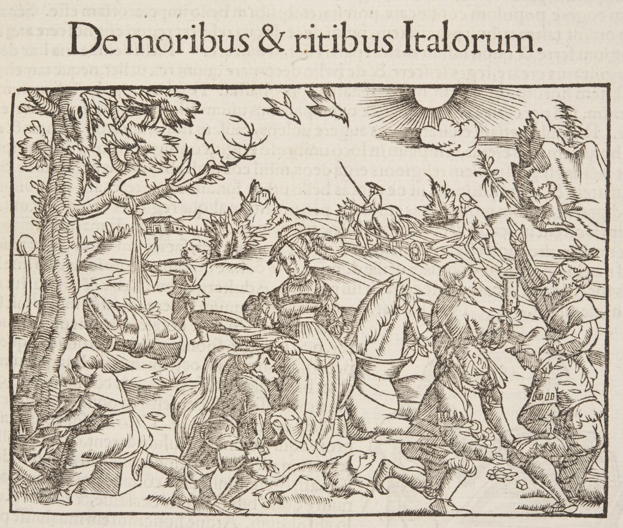 Cosmographia, Detail von Fol 201, 1544 von Sebastian Munster