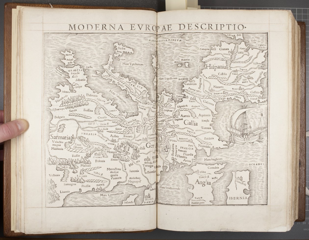 Europa, aus Cosmographia, 1544 von Sebastian Munster