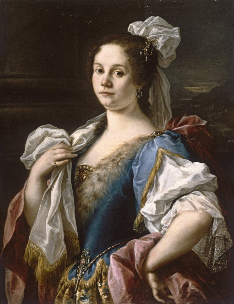 Porträt einer Adligen von Sebastiano Ceccarini