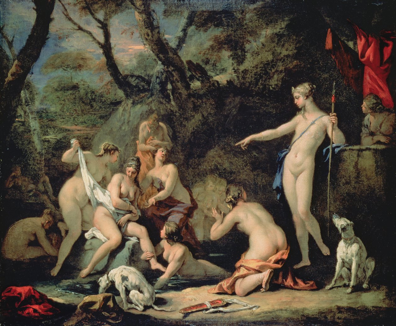 Diana und Kallisto von Sebastiano Ricci