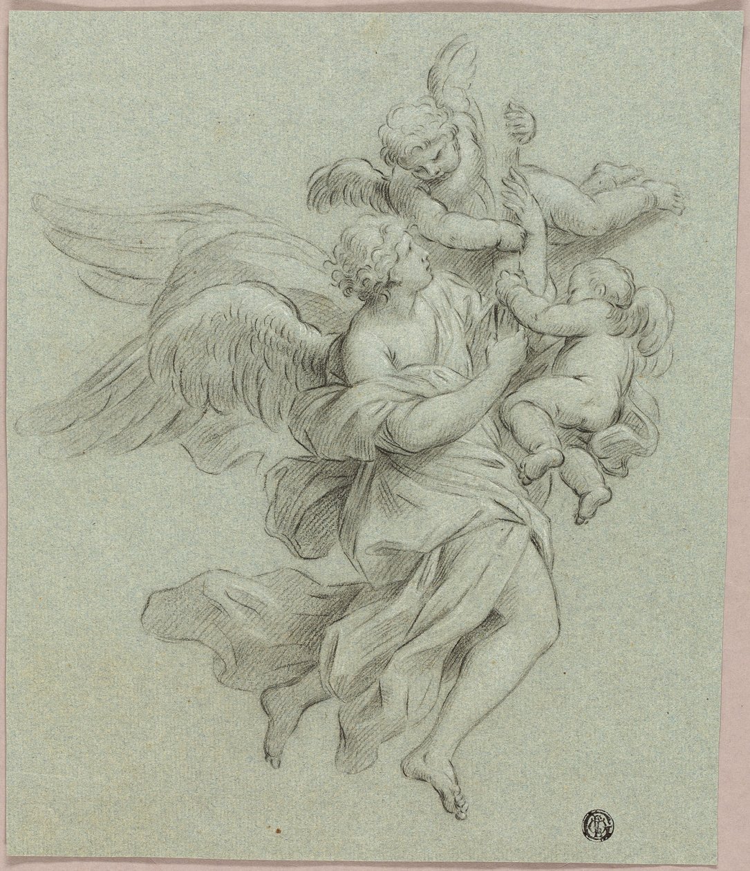 Engel mit Putti von Sebastiano Conca