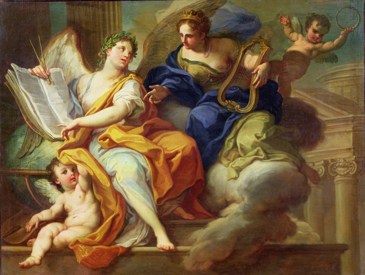 Urania und Erato von Sebastiano Conca