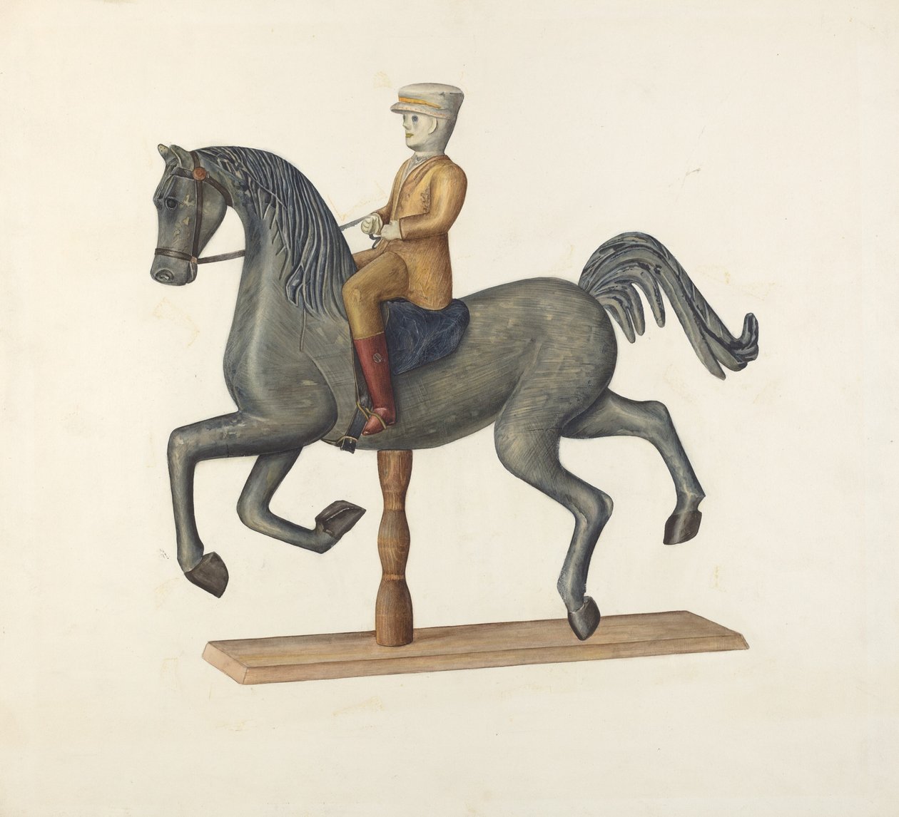 Pferd mit Reiter von Selma Sandler