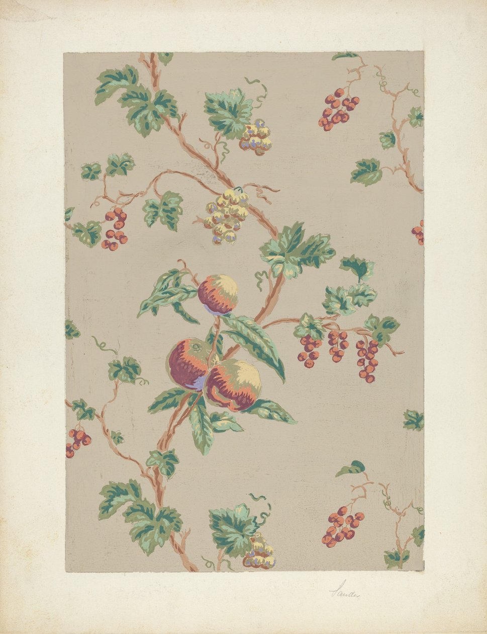 Tapete, 1935-1942 von Selma Sandler