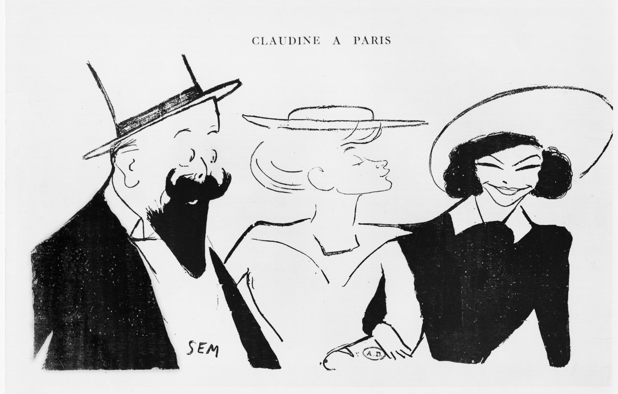Willy, Colette und Polaire von Sem