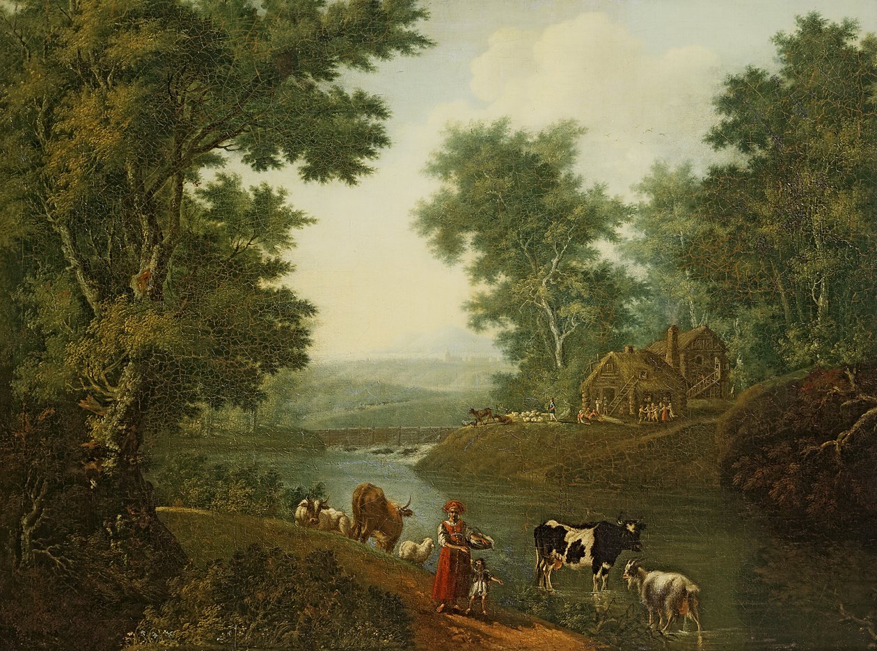 Landschaft in der Umgebung von Petersburg von Semyon Shchedrin