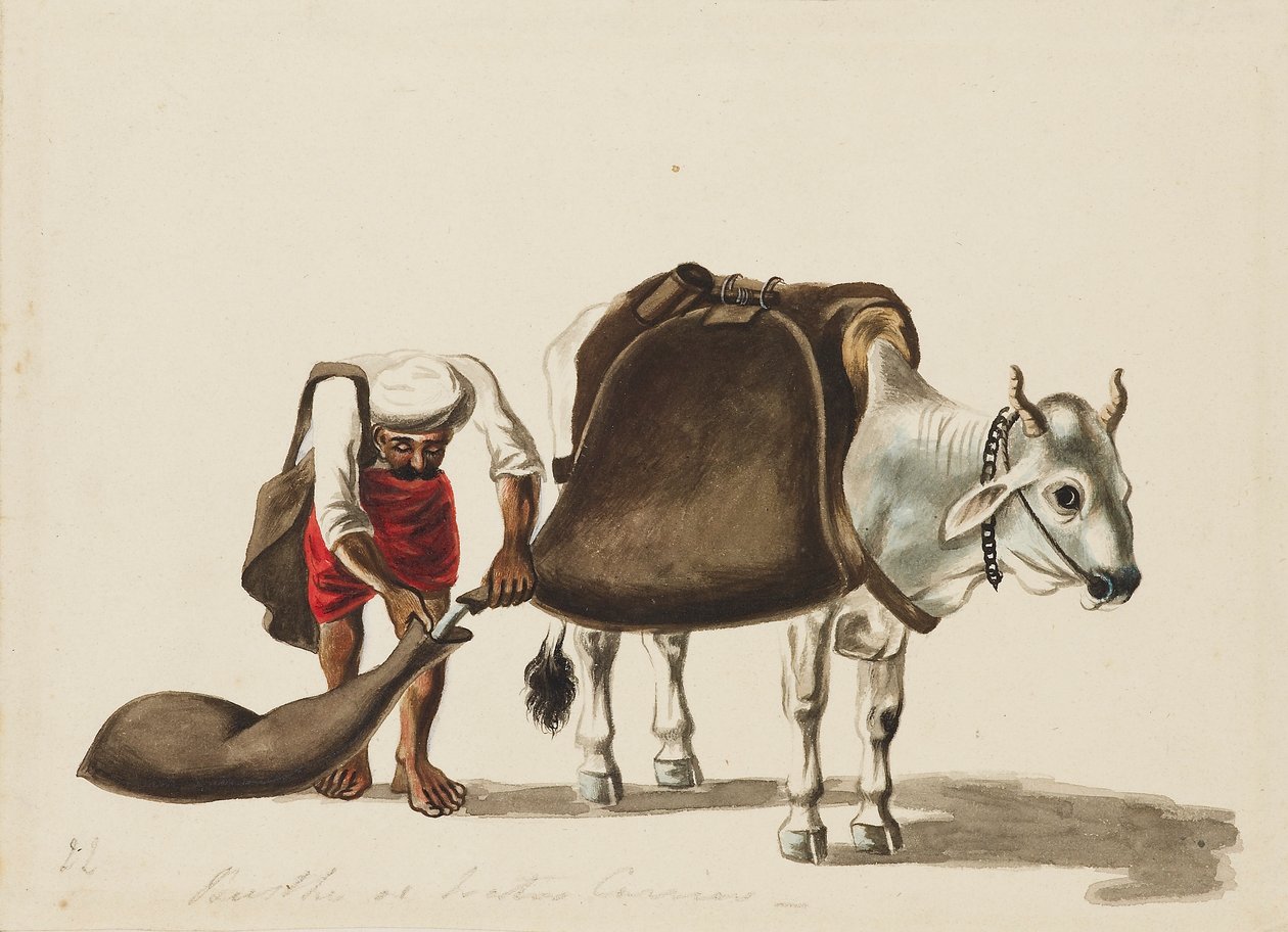Wasserträger, um 1810 von Sewak Ram