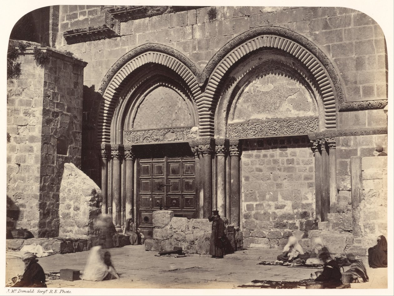 Eingang zur Grabeskirche von Sgt. James M. McDonald