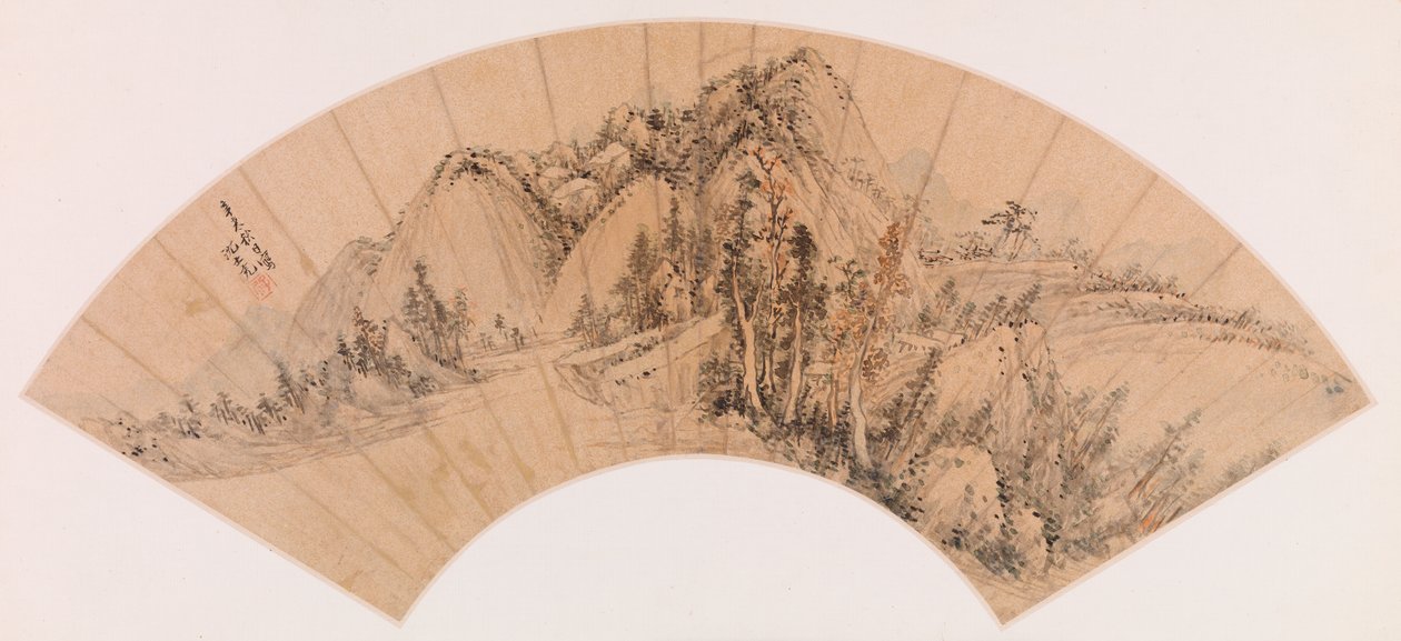 Fächer–Berglandschaft von Shen Shichong