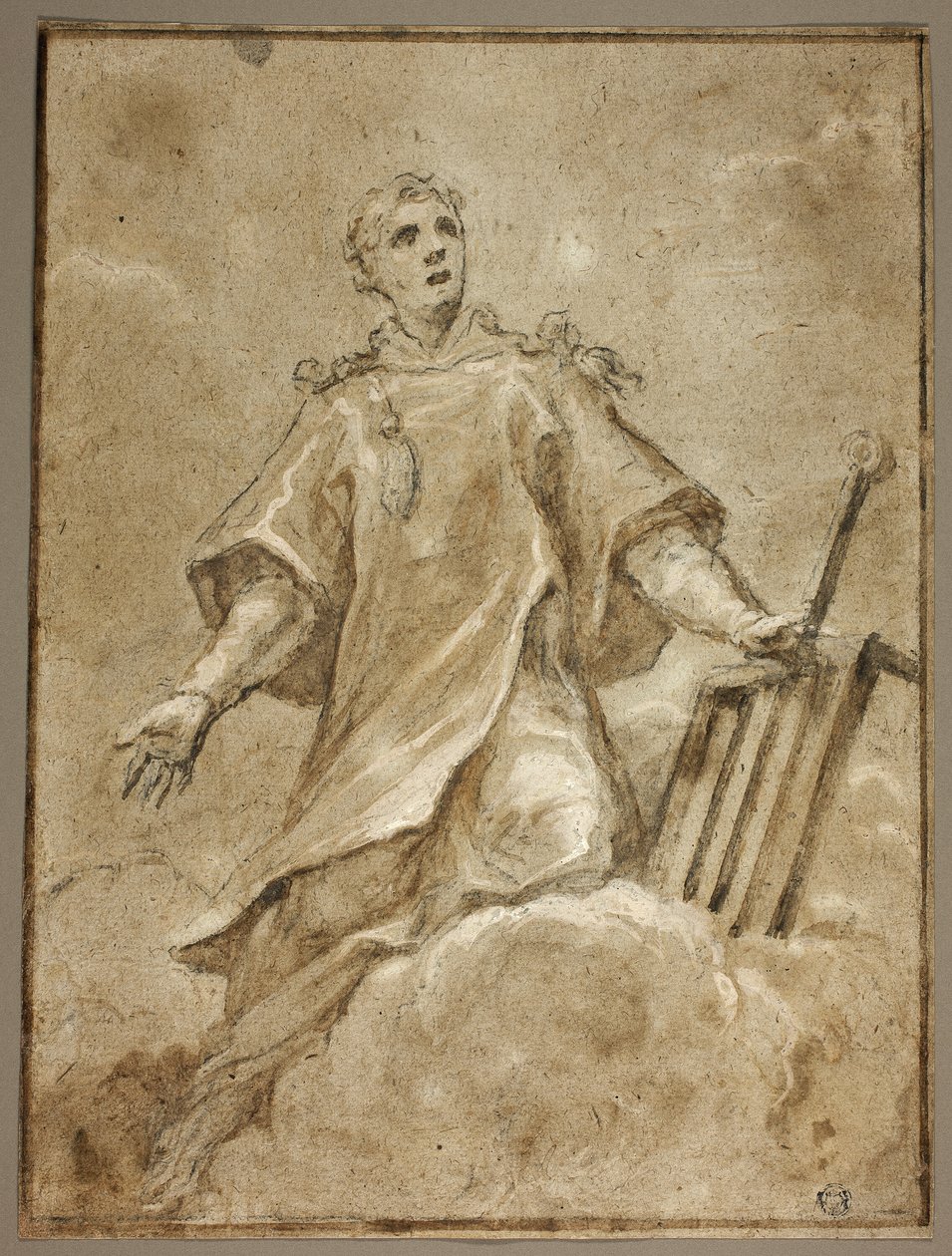 Der heilige Laurentius in Herrlichkeit von Sigismondo Caula