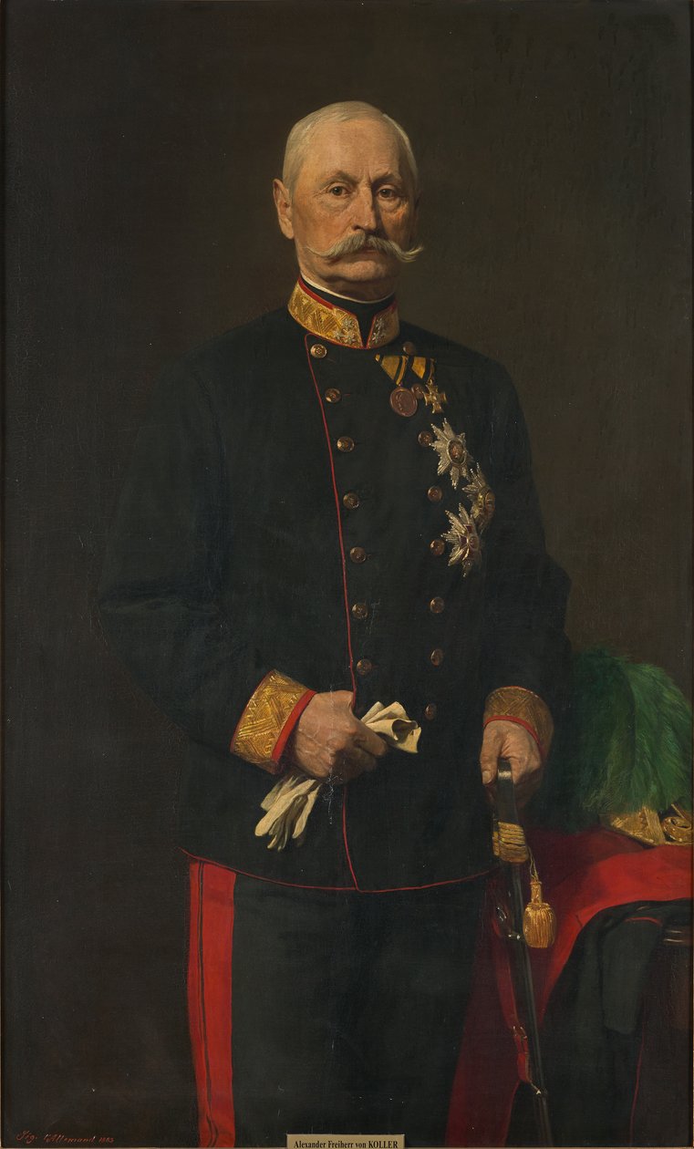 General der Kavallerie Alexander Freiherr von Koller von Sigmund L