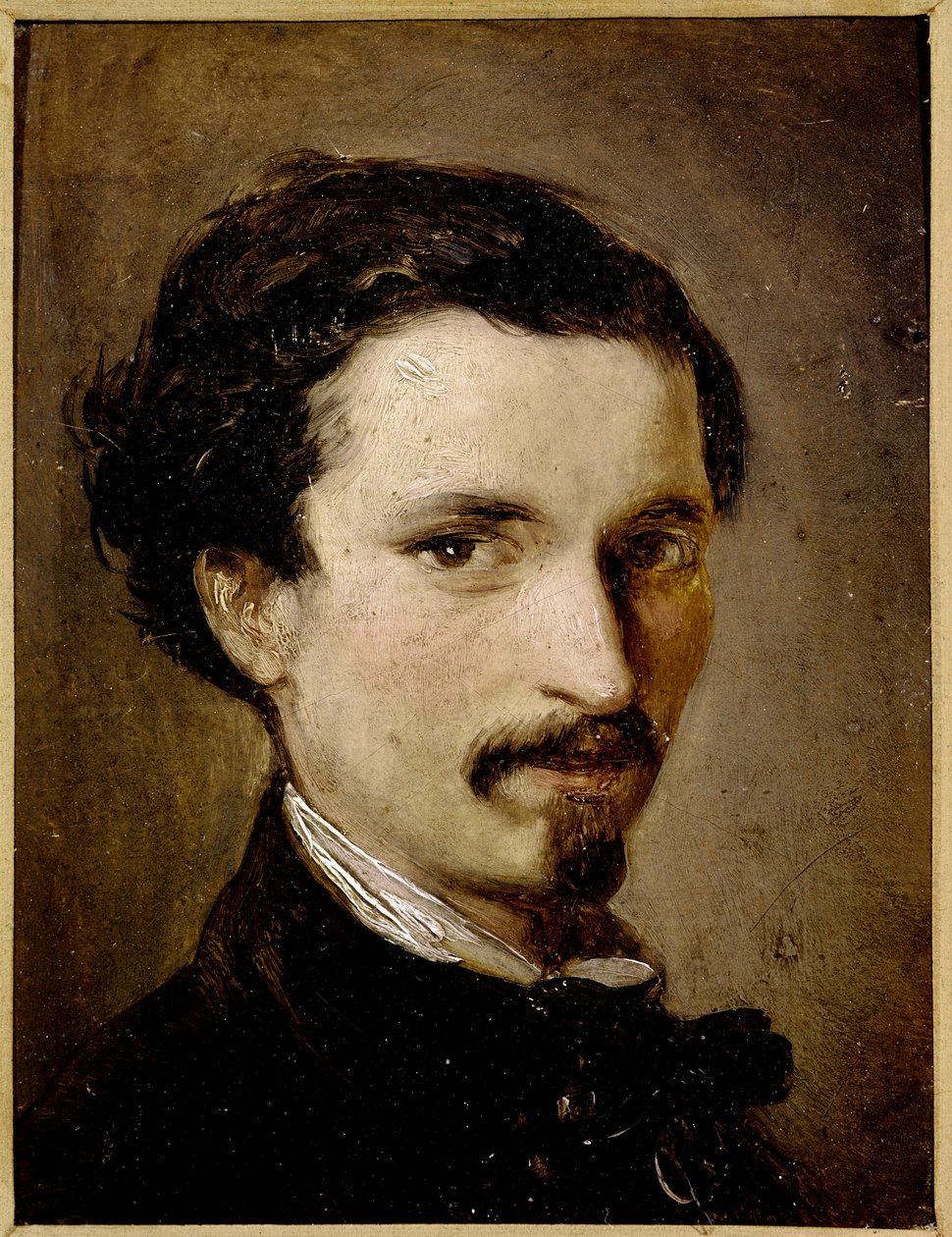 Selbstporträt von Silvestro Lega