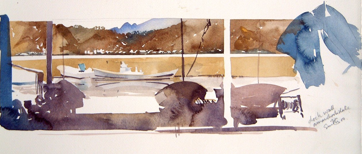 Dockwand Amanohashidate, 2000 von Simon Fletcher