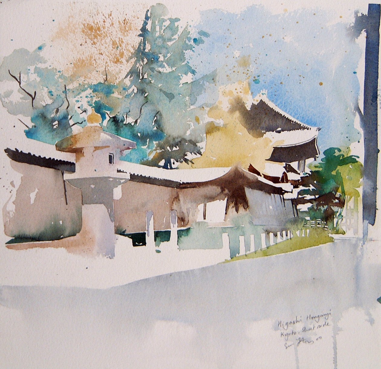 Higashi Honganji Kyoto von Simon Fletcher