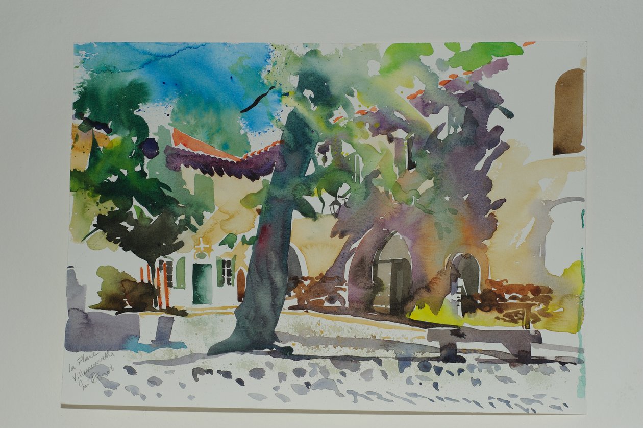 La Place, Villeneuvette, 2009 von Simon Fletcher