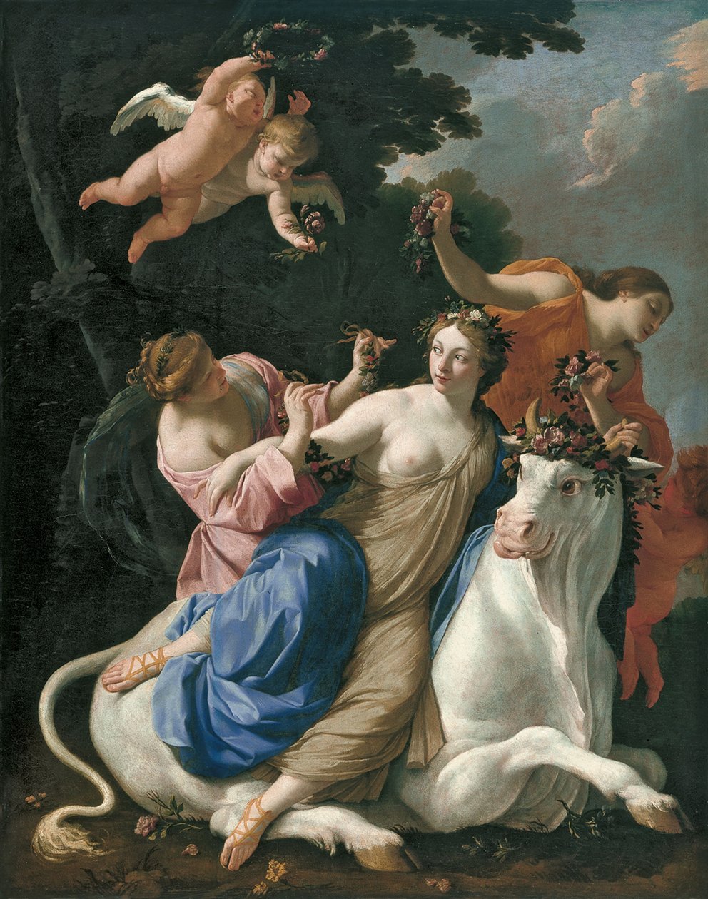 Der Raub der Europa von Simon Vouet